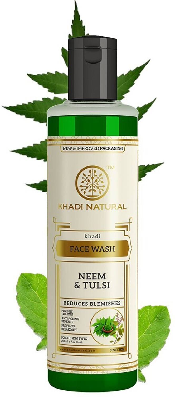 Khadi Natural Neem Tulsi Face Wash 150ml – Deep Cleanse