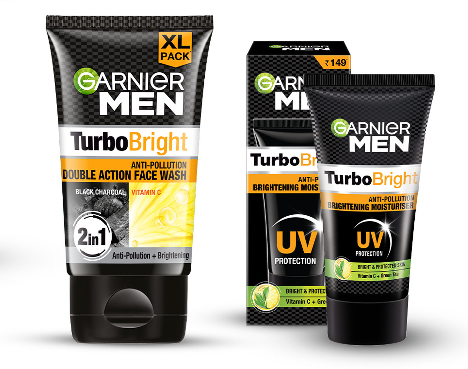GARNIER (John's Skincare Essentials | Turbo Bright Facewash, 150 