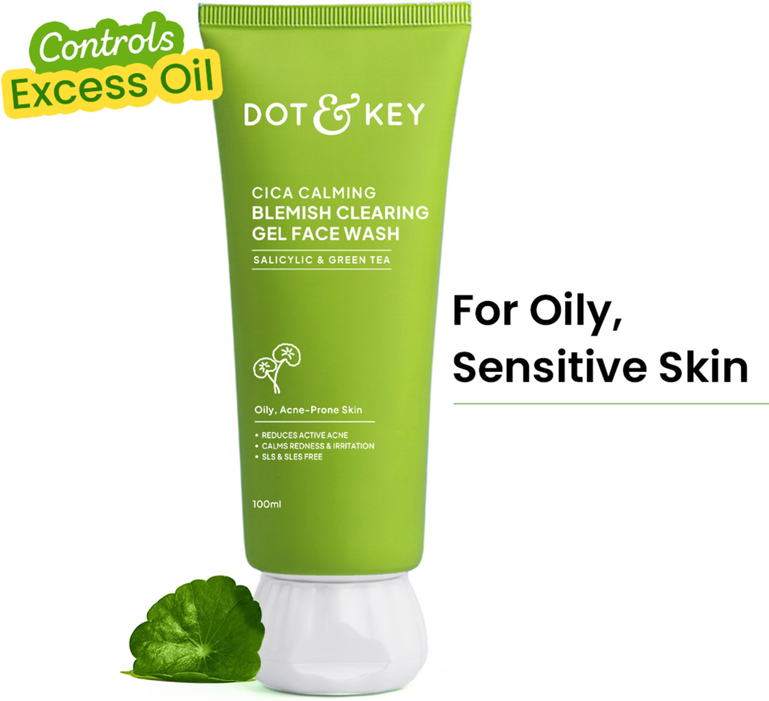 Dot & Key Cica 2% Salicylic with Tea Tree Oil for Oily Acne Prone Skin