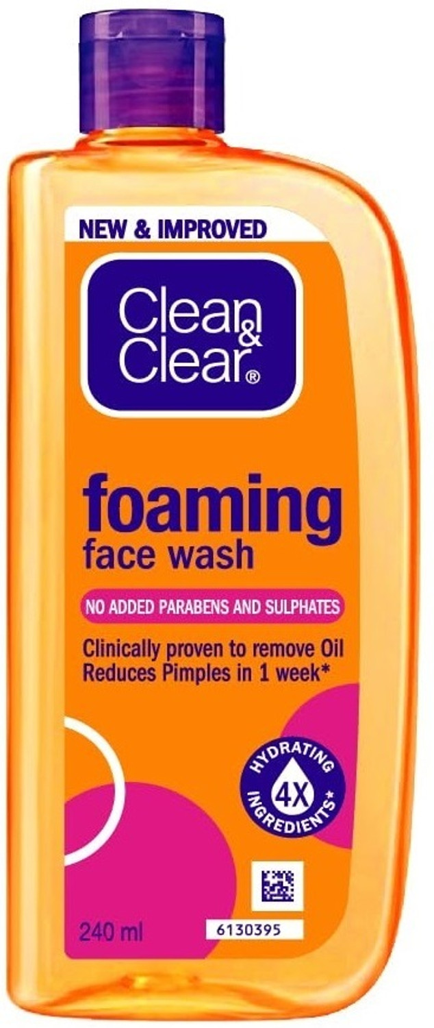 Clean and Clear Oil Free Foaming Face Wash
