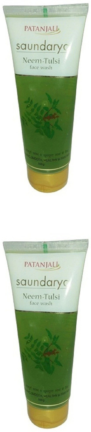 PATANJALI Saundarya Neem-Tulsi Face Wash  (200 g)
