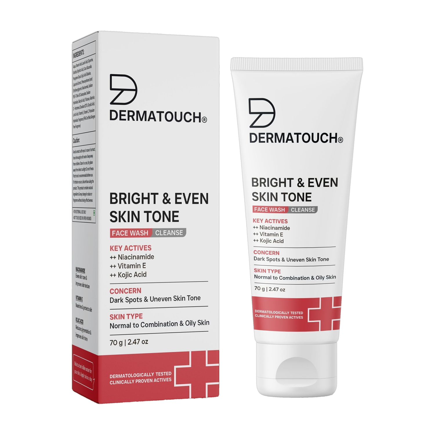 Dermatouch Bright & Even Tone with Niacinamide, Vitamin E and Kojic Ac