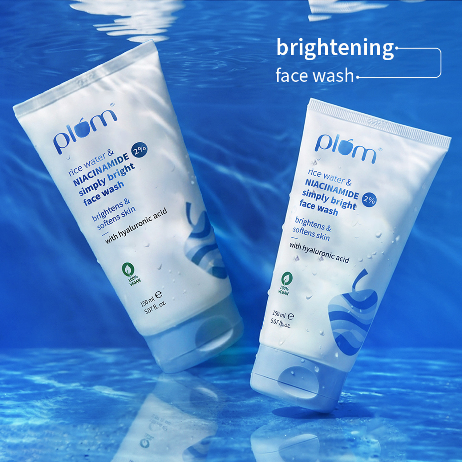 Rice Water & 2% Niacinamide Dermat-tested , Gentle & Non-drying (300 m