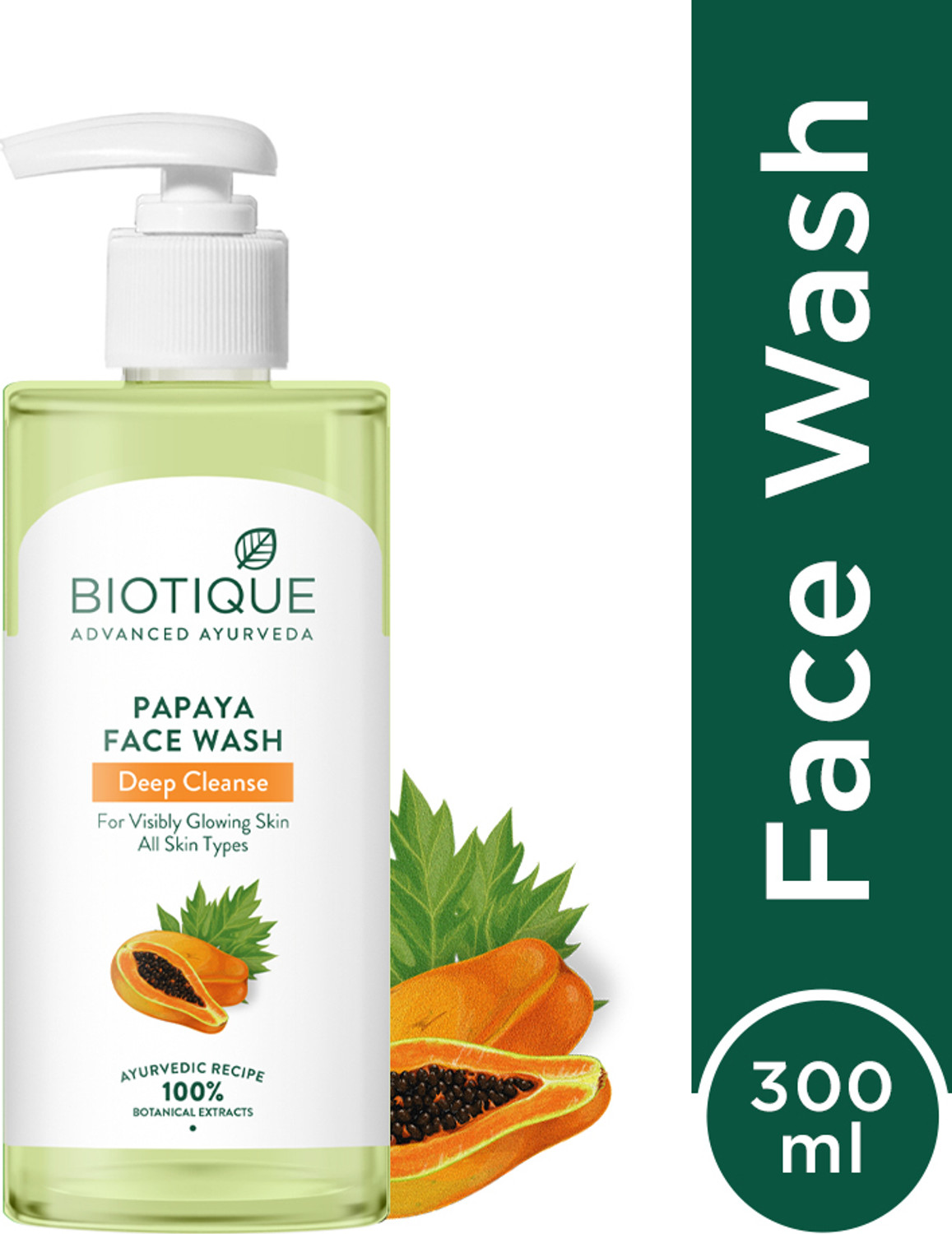 BIOTIQUE Papaya Deep Cleanse For Glowing Skin | Tan removal and Bright