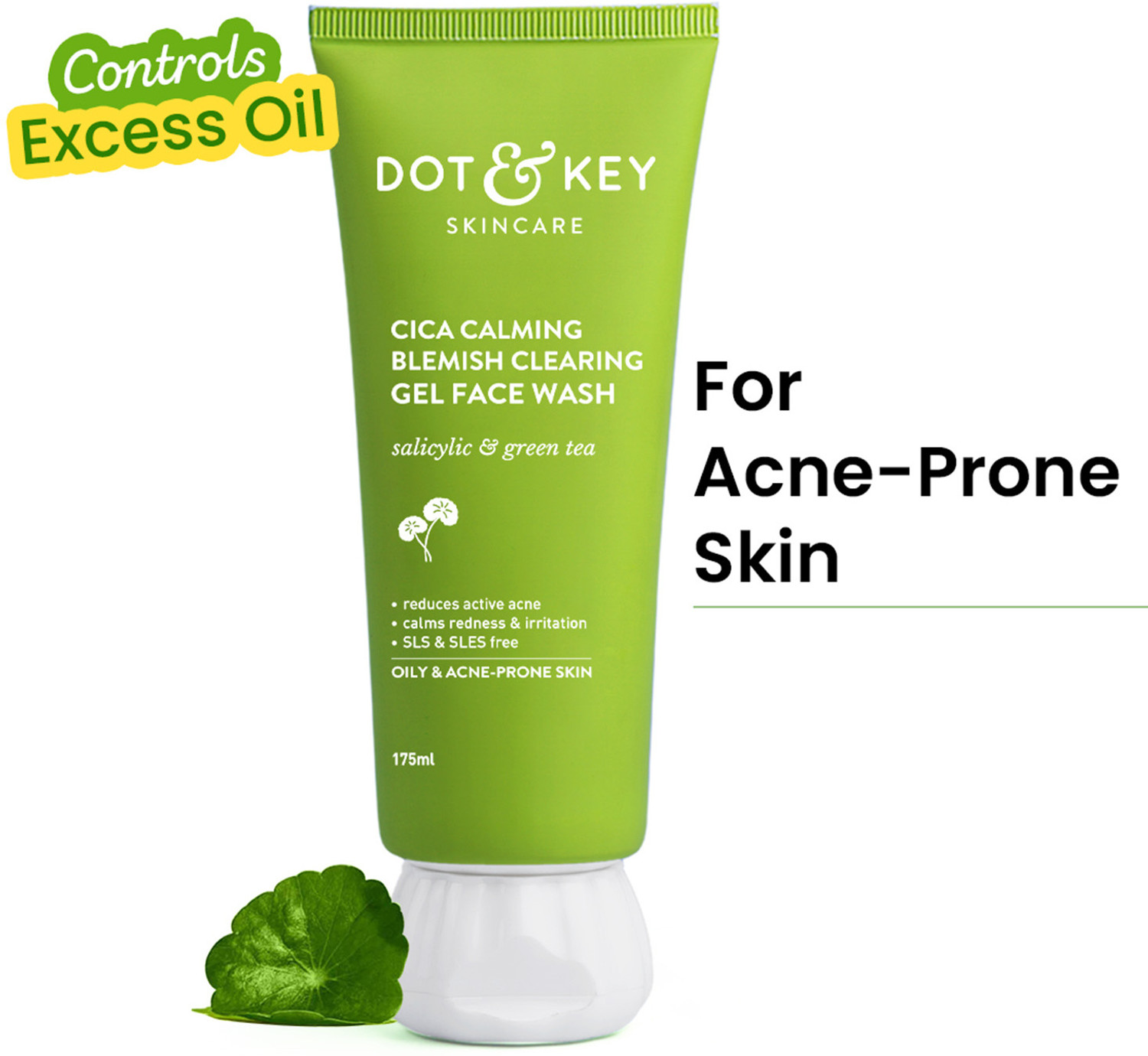 Dot & Key Cica Salicylic Acid Face Wash for Acne Skin