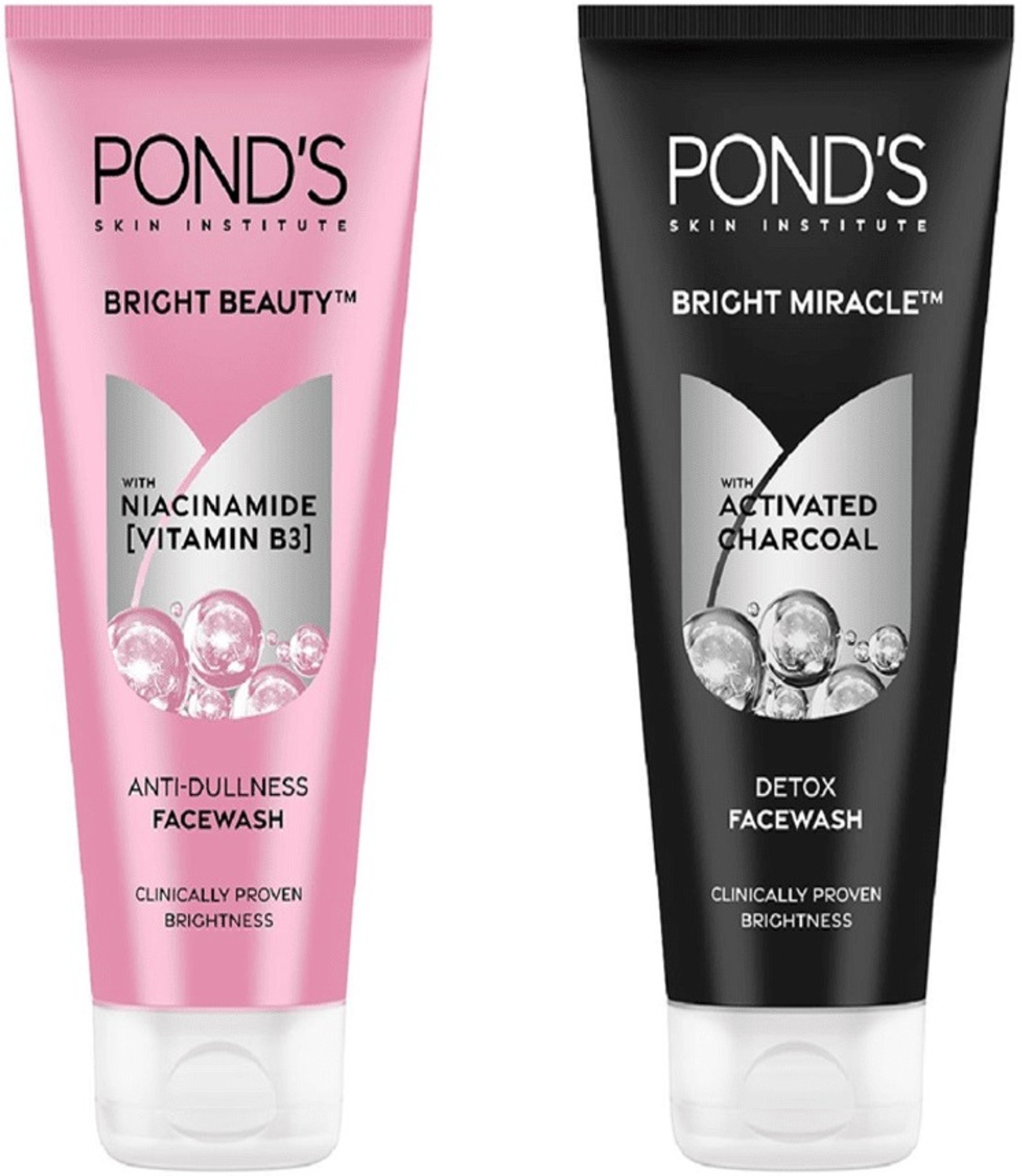 PONDS Bright Beauty Spot-less Glow FaceWash + Pure Detox Anti-Pollutio