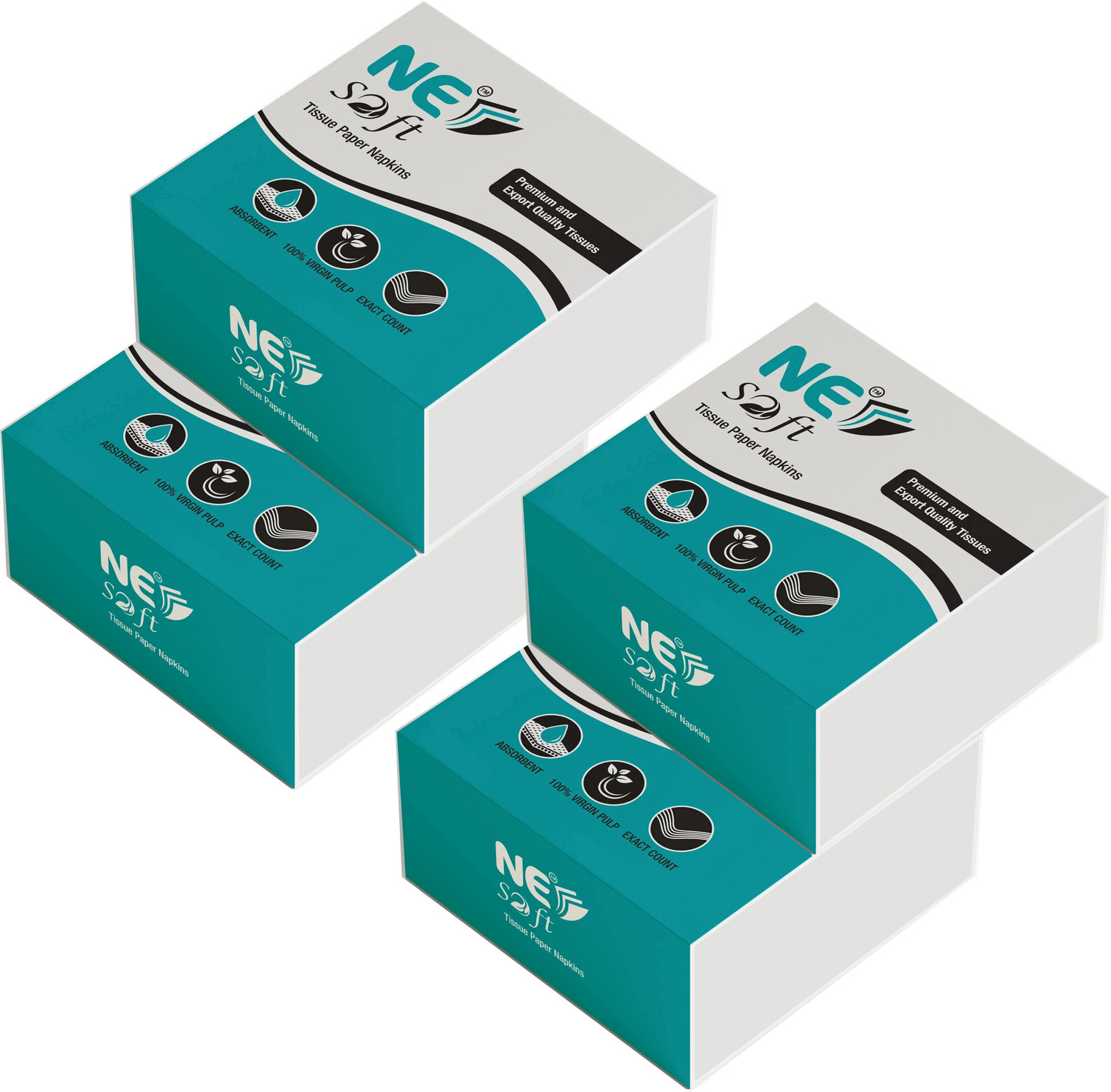 NE Soft Soft Tissue Paper Napkin  (400 Tissues)