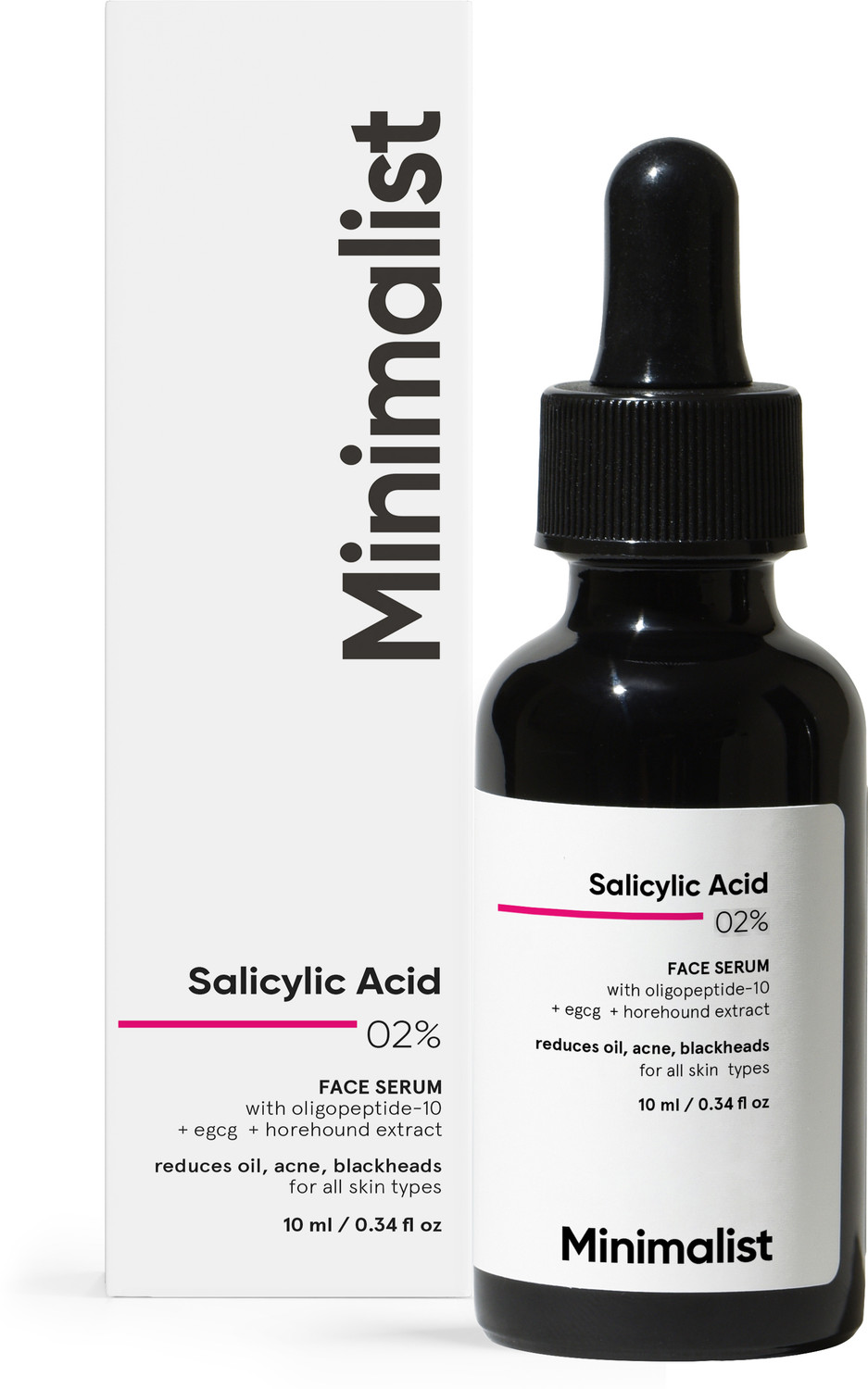 Minimalist 2% Salicylic Acid Serum – Acne, Blackheads, Pores