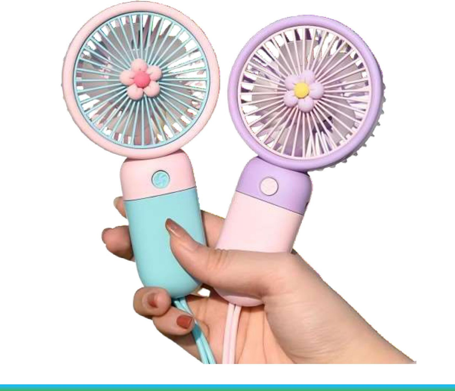 Image of Radhe High Speed Rechargeable Table Fan with LED Light For Office Desk, Home 328 Ultra High Speed 1400 mm Table Fan (5 Star | Multicolor | Pack of 1)