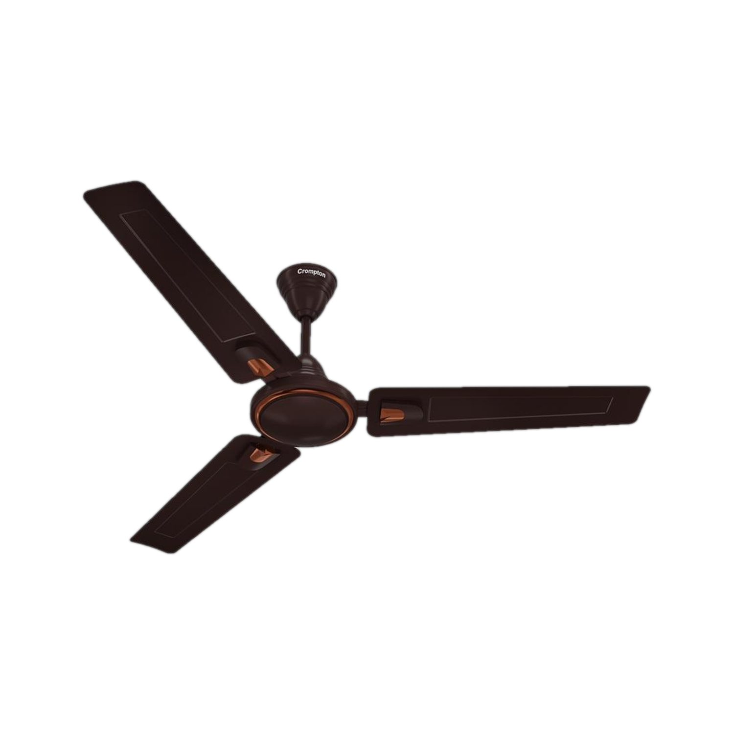 Image of Crompton SUREBREEZE 400 RPM HS Plus Super Hi - Speed 100% COPPER MOTOR LONGER LIFE 87 with 24 Months Warranty Energy Saving 1200 mm Ceiling Fan (5 Star | LUSTRE Brown SUPER HIGH SPEED 100% Copper MOTOR Longer Life 87 | Pack of 1)