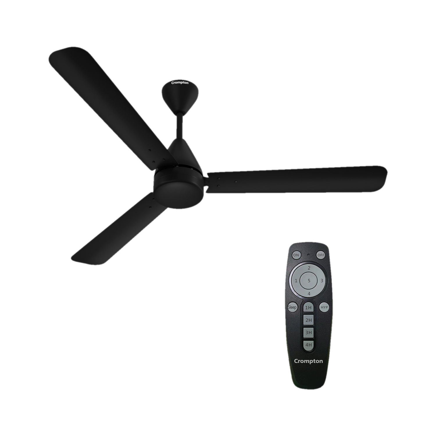 Image of Crompton SUREBREEZE 400 RPM HS Plus Super Hi - Speed 100% COPPER MOTOR LONGER LIFE 87 with 24 Months Warranty Energy Saving 1200 mm Ceiling Fan (5 Star | LUSTRE Brown SUPER HIGH SPEED 100% Copper MOTOR Longer Life 87 | Pack of 1)
