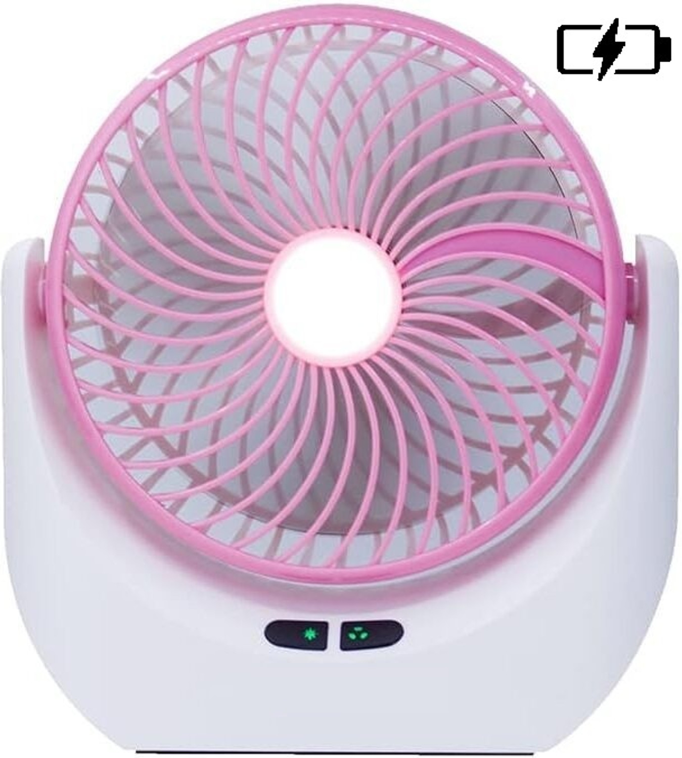 Image of LE'SIJA DECORATIONS Rechargeable Table fan 360with Adjustable USB Charging Battery Operated Ultra High Speed Table Fan (5 Star | multi | Pack of 1)
