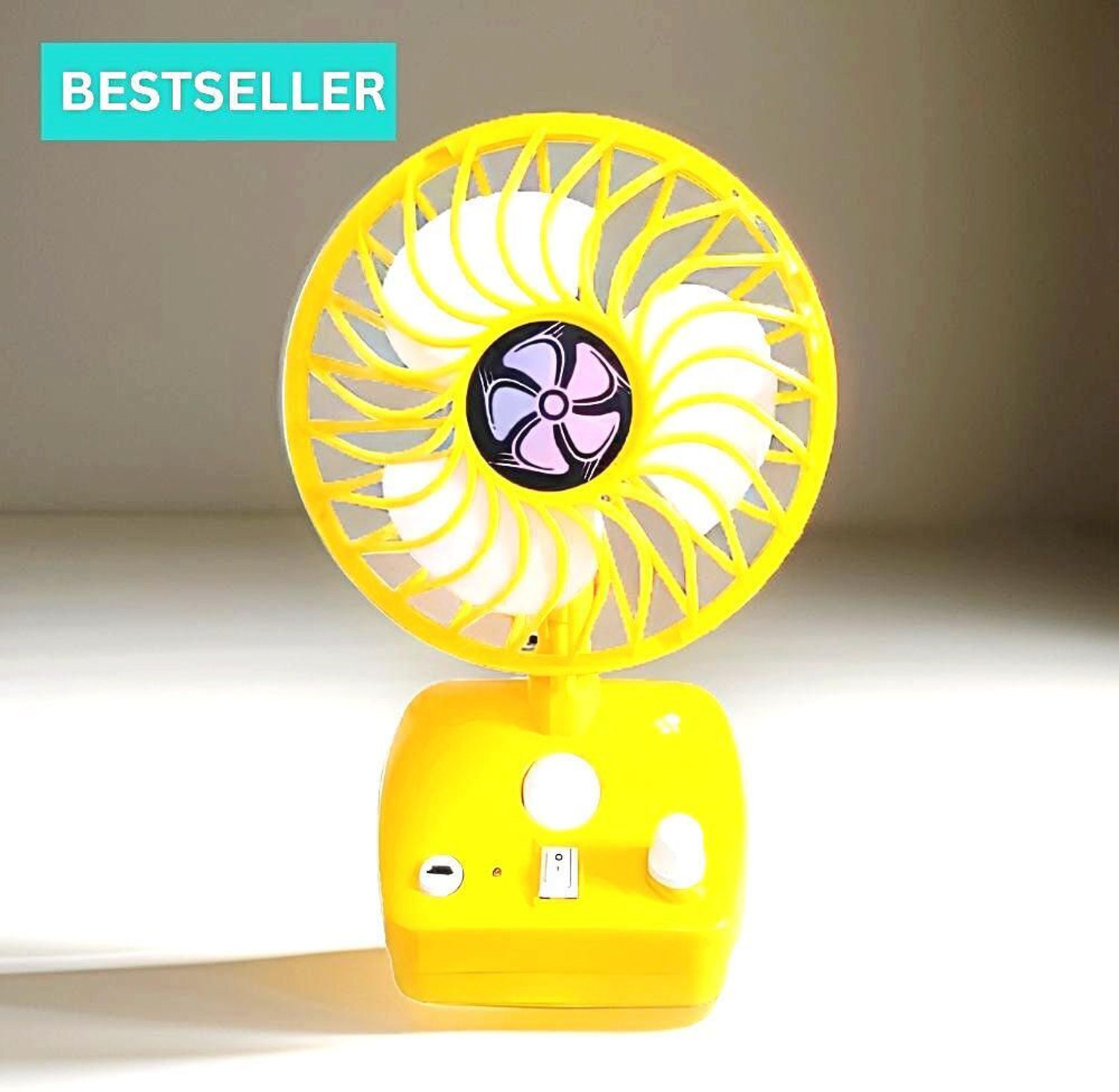 Image of PARADISEECOM (Table Fan) TurboGale: Power-Packed Table Fan for Instant Cooling NZ378 with 1 Year Warranty 1000 mm Table Fan (Multicolor | Pack of 1)