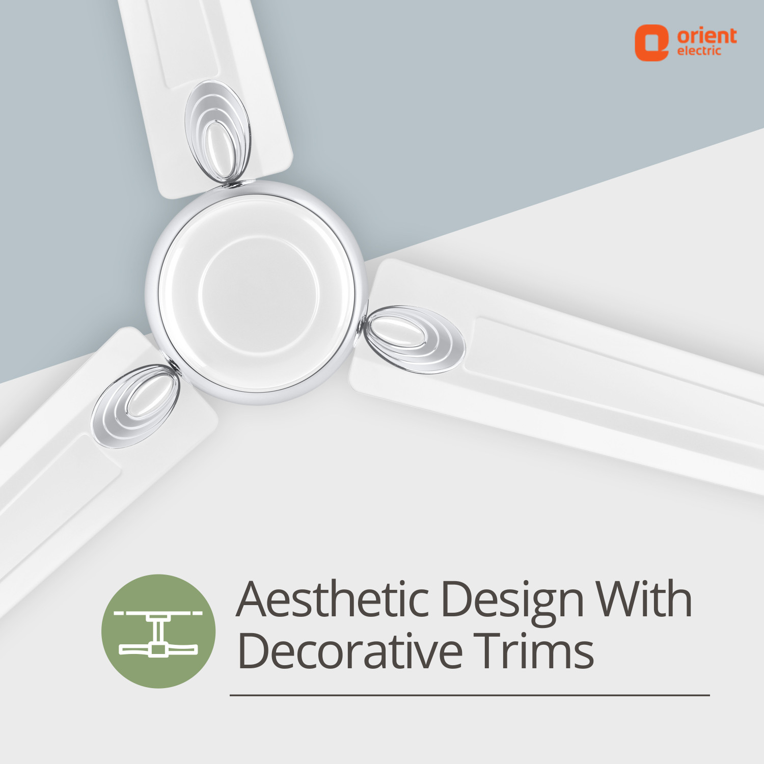 Image of Orient Electric Ujala Plus with 2 Year Warranty Energy Saving 1200 mm Ceiling Fan