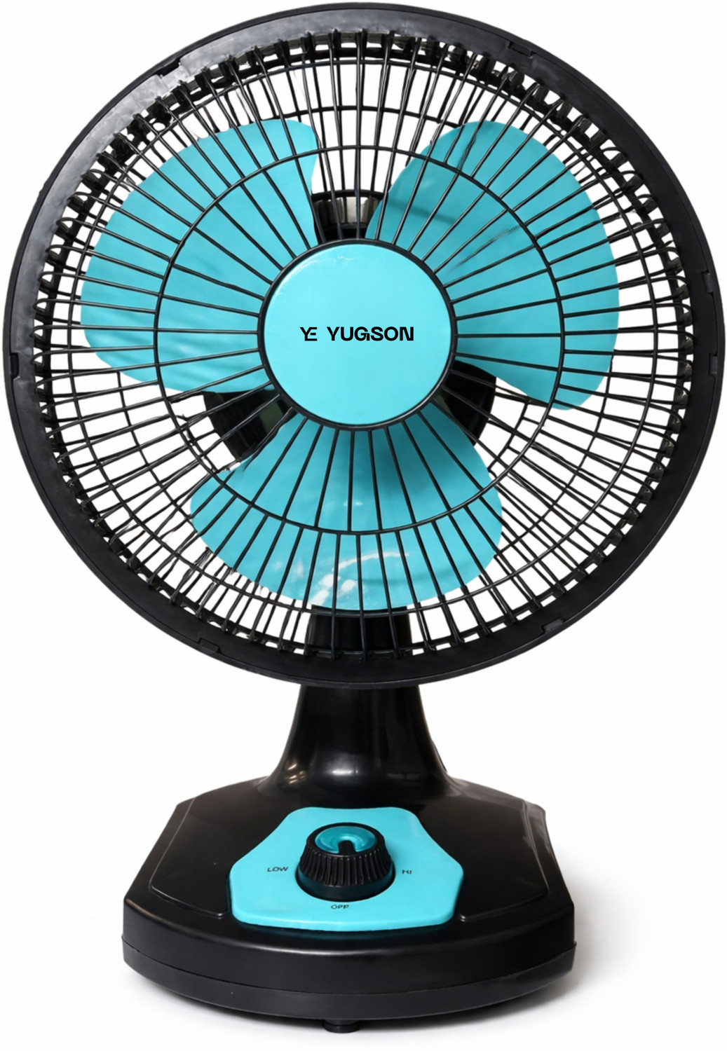 Image of Radhe High Speed Rechargeable Table Fan with LED Light For Office Desk, Home 254 Ultra High Speed 1400 mm Table Fan (5 Star | Multicolor | Pack of 1)