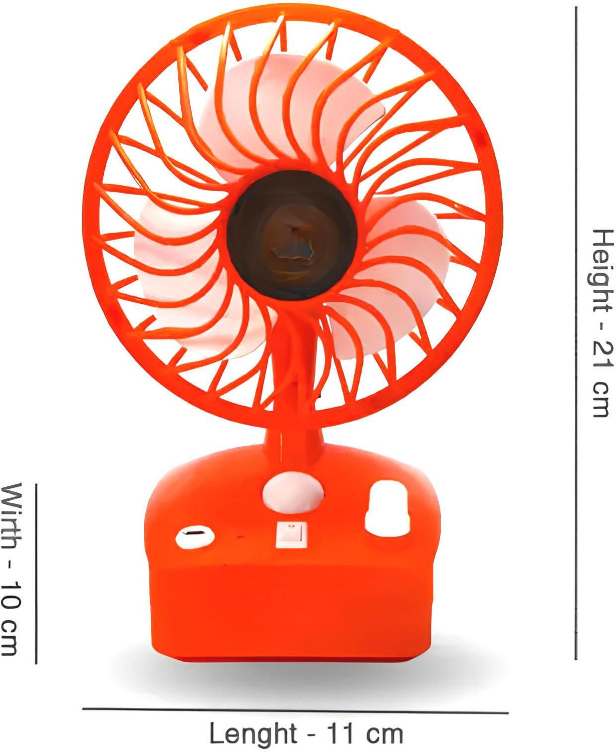 Image of PARADISEECOM (Table Fan) TurboGale: Power-Packed Table Fan for Instant Cooling QO266 with 1 Year Warranty 1000 mm Table Fan (Multicolor | Pack of 1)
