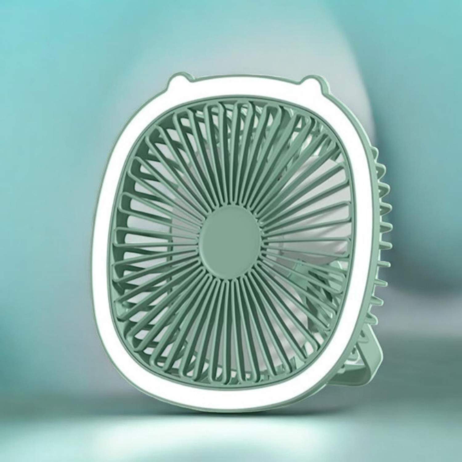 Image of DAKSHWAY High Speed Rechargeable Table Fan with LED Light For Office Desk, Home F3565 Ultra High Speed 1400 mm Table Fan (5 Star | Multicolor | Pack of 1)
