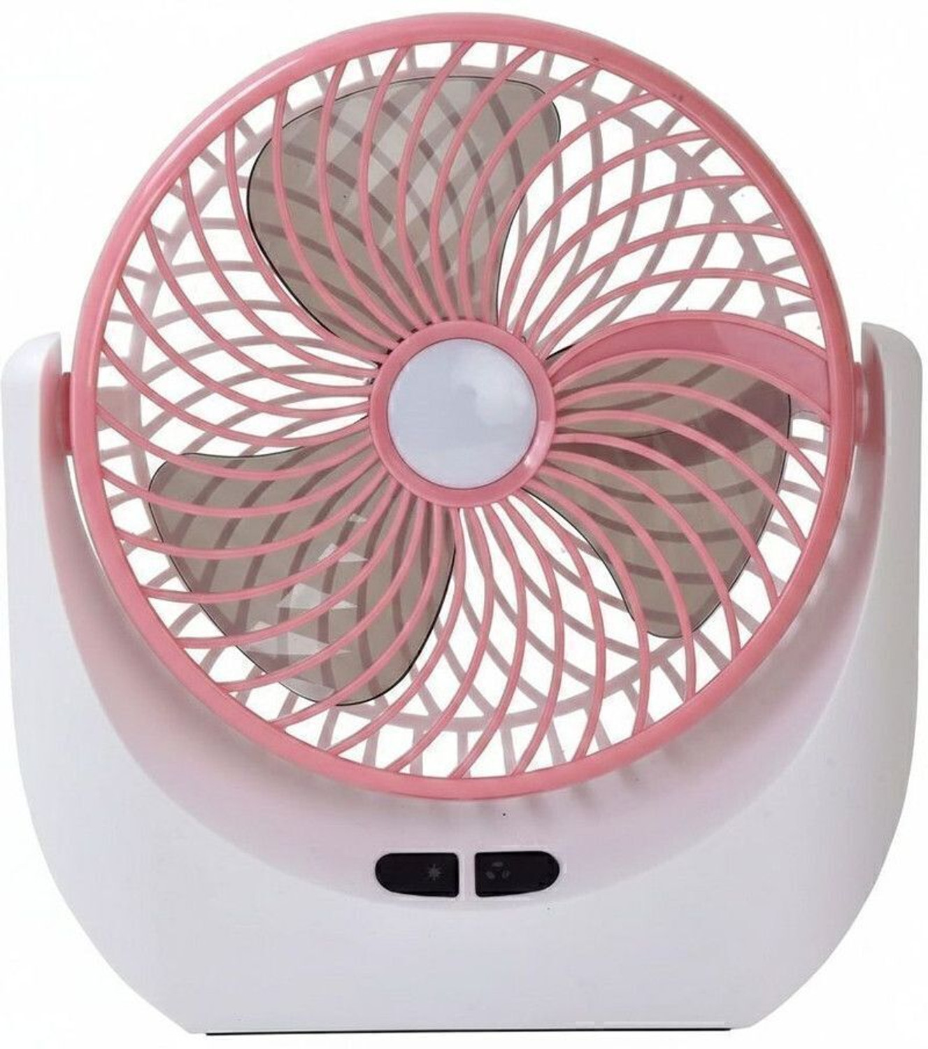 Image of LE'SIJA DECORATIONS Rechargeable Table fan 360with Adjustable USB Charging Battery Operated Ultra High Speed Table Fan (5 Star | multi | Pack of 1)