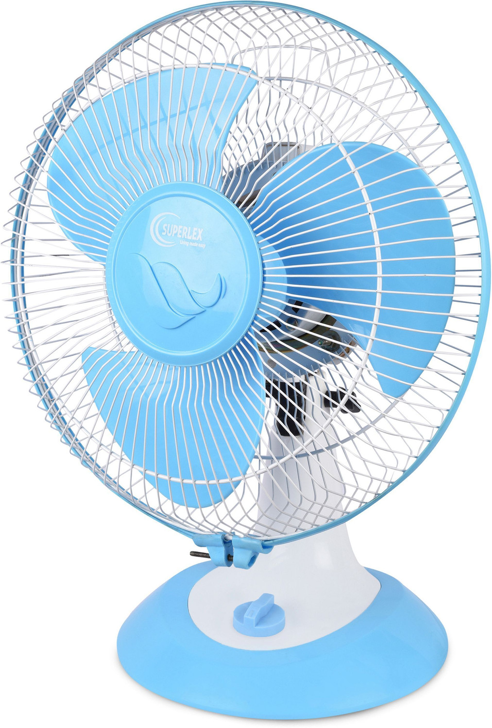 Image of PARADISEECOM 300 mm /12 inch Ultra High Speed Table Fan & Desk Fan, 3Blade For Home /OfficeM37 Silent Operation 300 mm Table Fan (5 Star | White | Pack of 1)