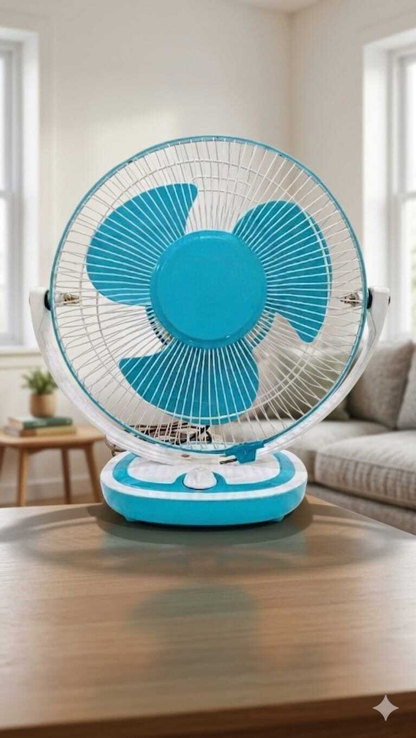 Image of Windar 300mm(12Inch.) Mini AC Cooler Fan, Small Evaporative Air Table Fan For HomeE128 Silent Operation 300 mm Table Fan (5 Star | White | Pack of 1)