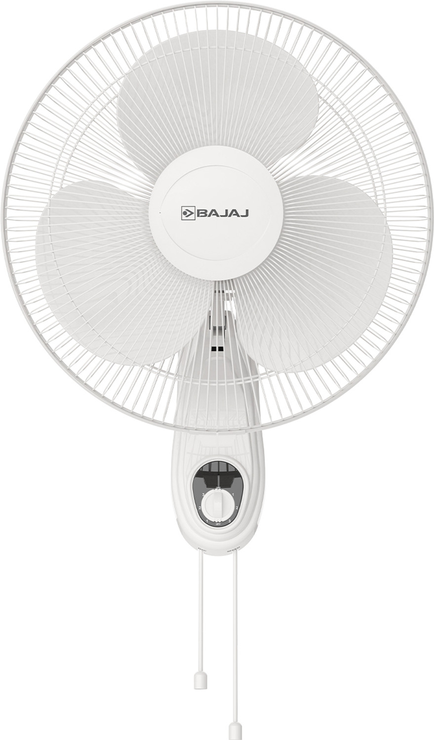 Image of Vinerov Turbo HS | 2000+ RPM | 90 Oscillation | Double Rope | Home, Office & Outdoor with 1 Year Warranty 400 mm Wall Fan (White | Pack of 1)