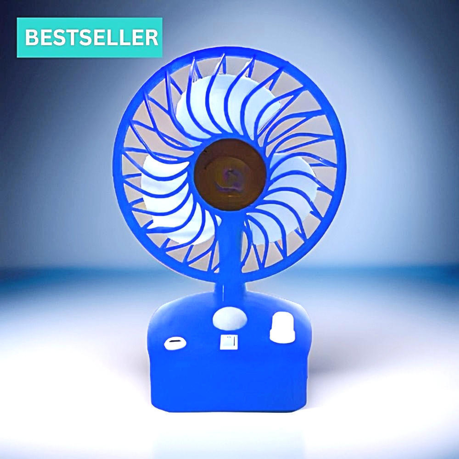 Image of PARADISEECOM (Table Fan) TurboGale: Power-Packed Table Fan for Instant Cooling QO266 with 1 Year Warranty 1000 mm Table Fan (Multicolor | Pack of 1)