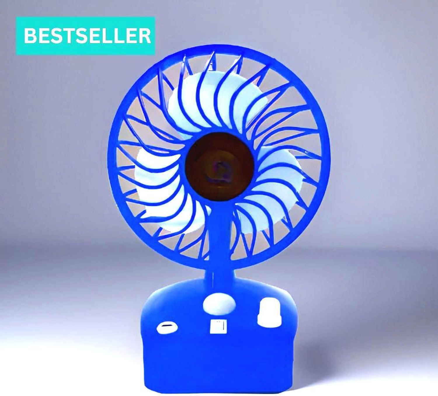 Image of PARADISEECOM (Table Fan) TurboGale: Power-Packed Table Fan for Instant Cooling VB274 with 1 Year Warranty 1000 mm Table Fan (Multicolor | Pack of 1)