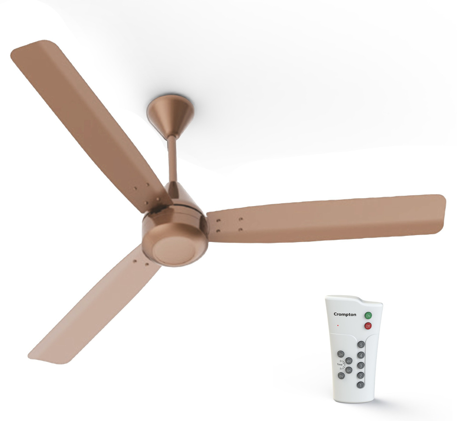 Crompton Energion Cromair Remote 1200 mm BLDC Motor with Remote 3 Blade Ceiling Fan
