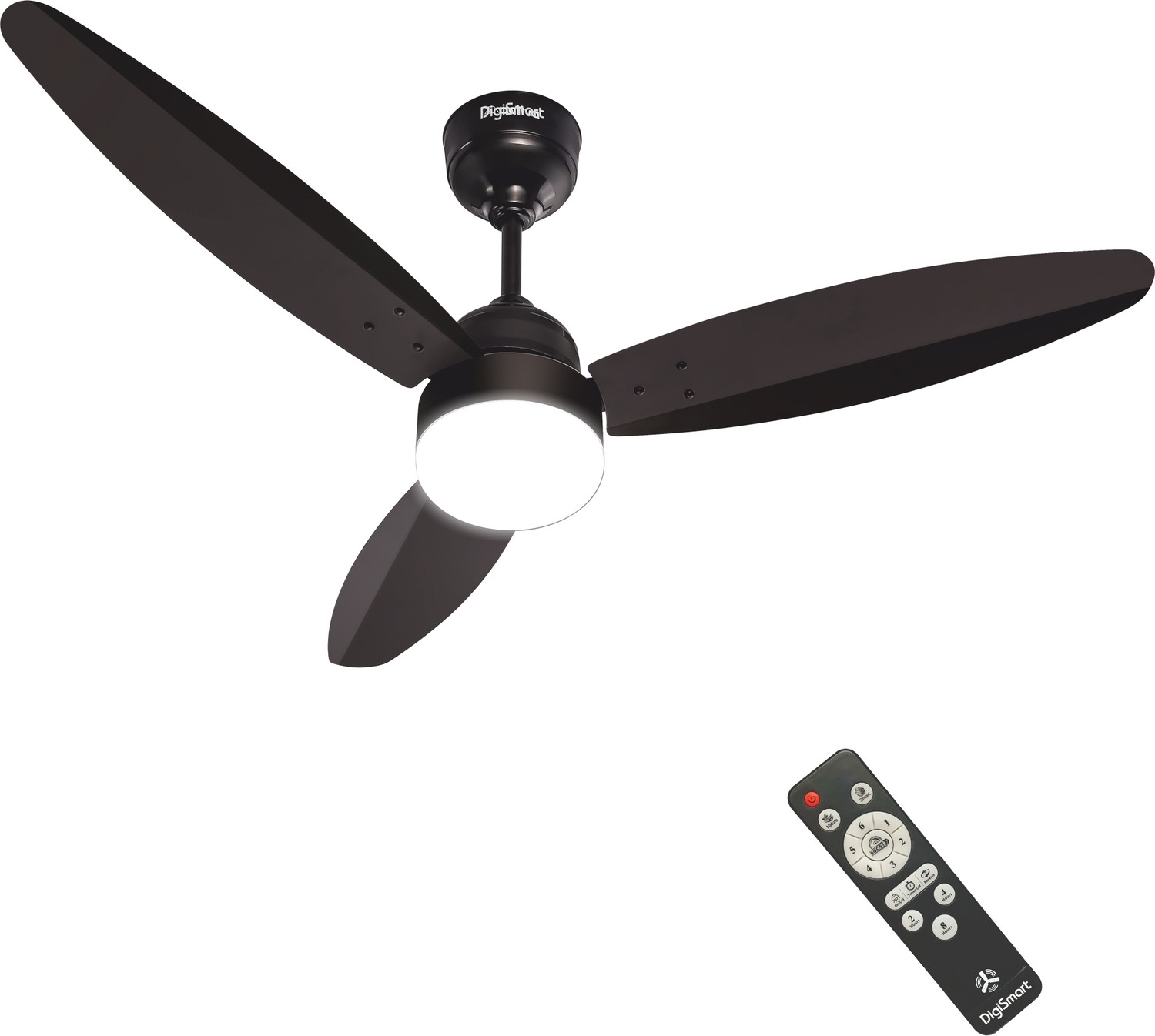 DIGISMART Autum Mark-1 380 RPM High Speed 28Watt With LED Light Inverter Technology 5 Star 1200 mm BLDC Motor with Remote 3 Blade Ceiling Fan