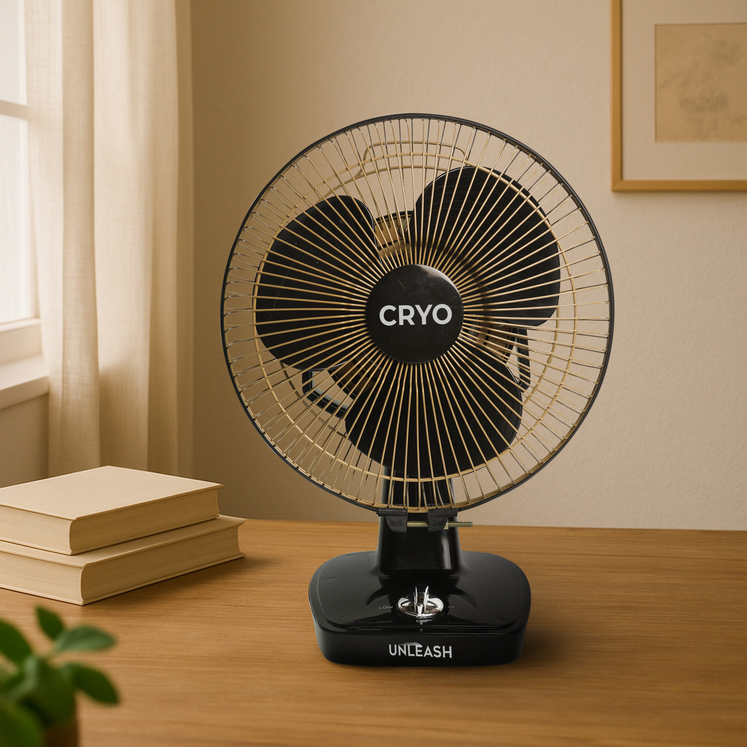Image of PARADISEECOM (Table Fan) TurboGale: Power-Packed Table Fan for Instant Cooling QO266 with 1 Year Warranty 1000 mm Table Fan (Multicolor | Pack of 1)