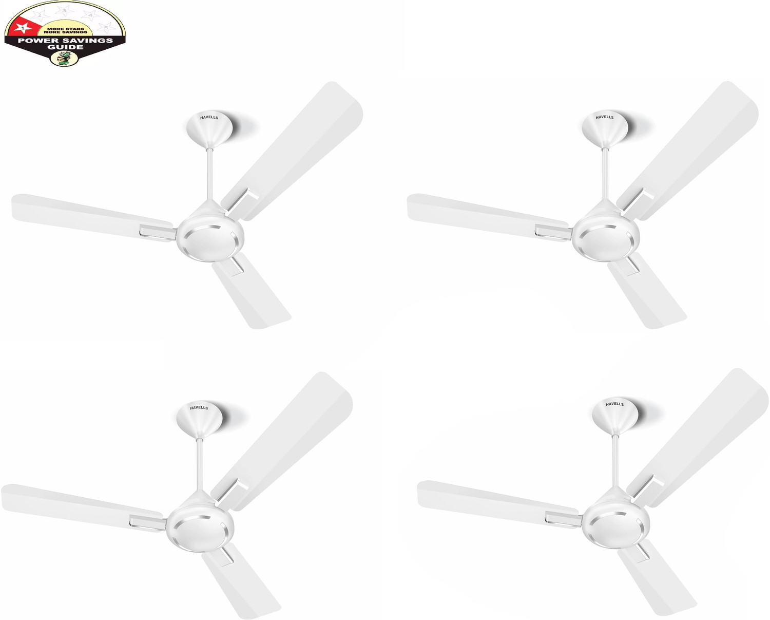 Image of CG 077 with 2 Year Warranty 400 mm Wall Fan (5 Star | White | Pack of 4)