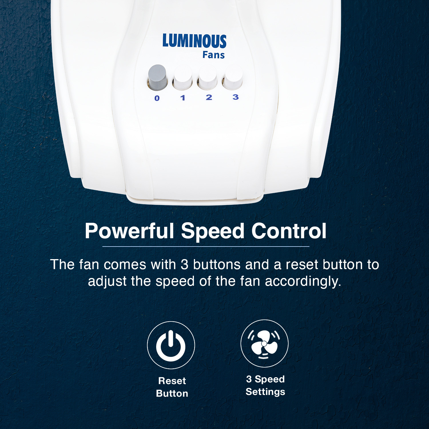 Image of RR Signature Centaur 400 mm 3 Blade Table Fan (Blue | Pack of 1)