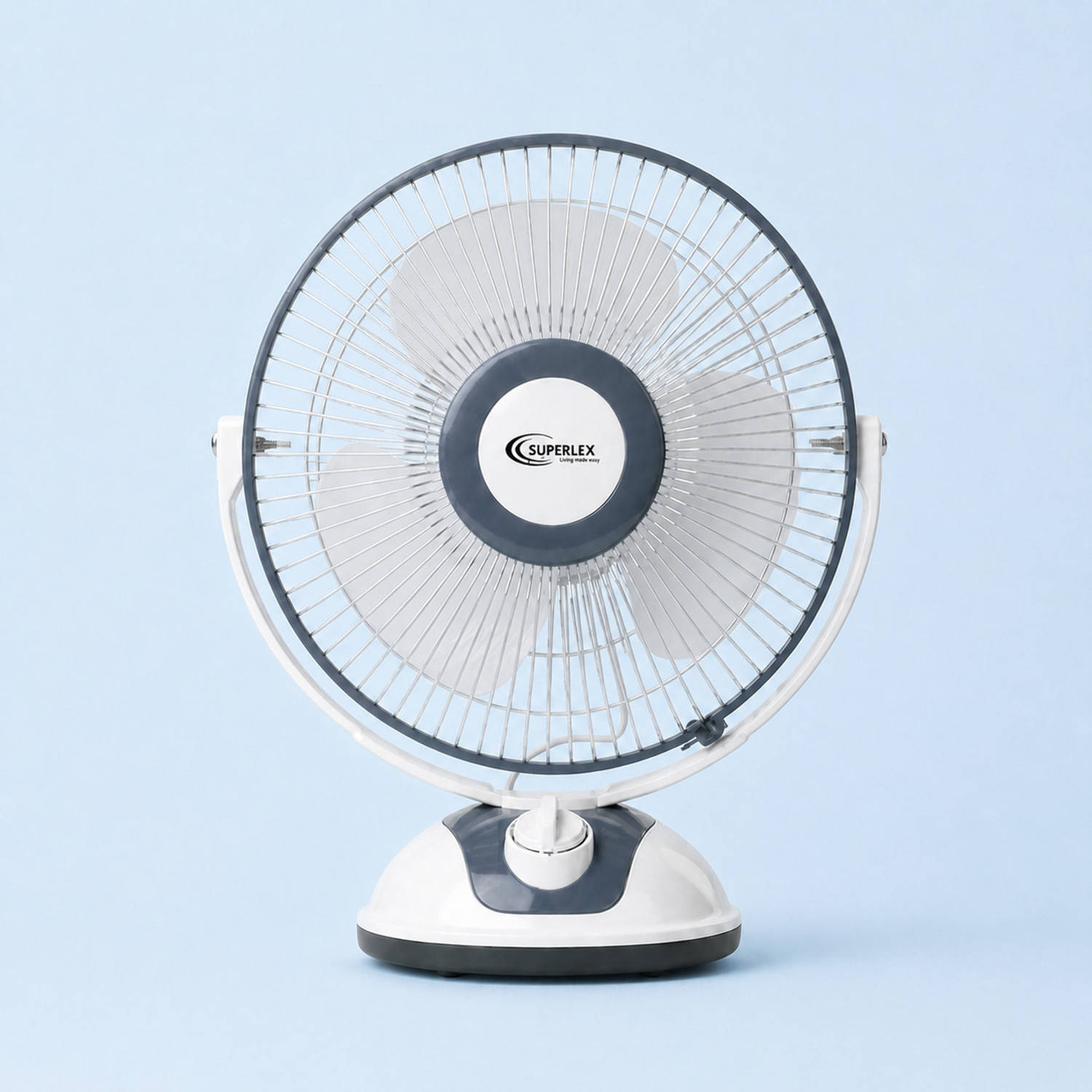 Image of Gatushop High Speed Rechargeable Table Fan with LED Light For Office Desk, Home F3587 Ultra High Speed 1400 mm Table Fan (5 Star | Multicolor | Pack of 1)