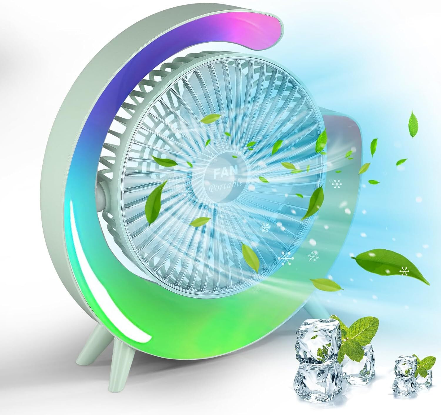Image of vivaglo 3.99 L Room /Personal Air Cooler (Multicolor, Portable Cool Breeze Mini Air Cooler)