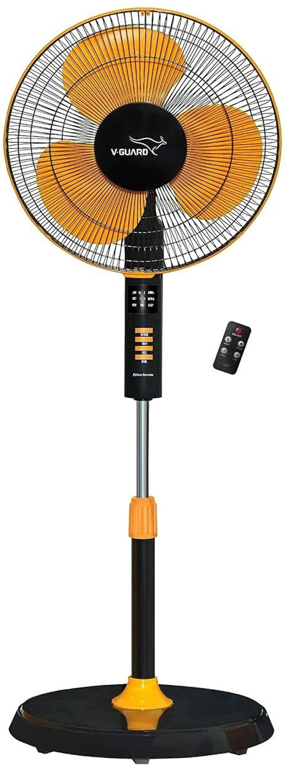 V-Guard Esfera 400mm 3‑Blade Pedestal Fan with Timer – ₹3,298