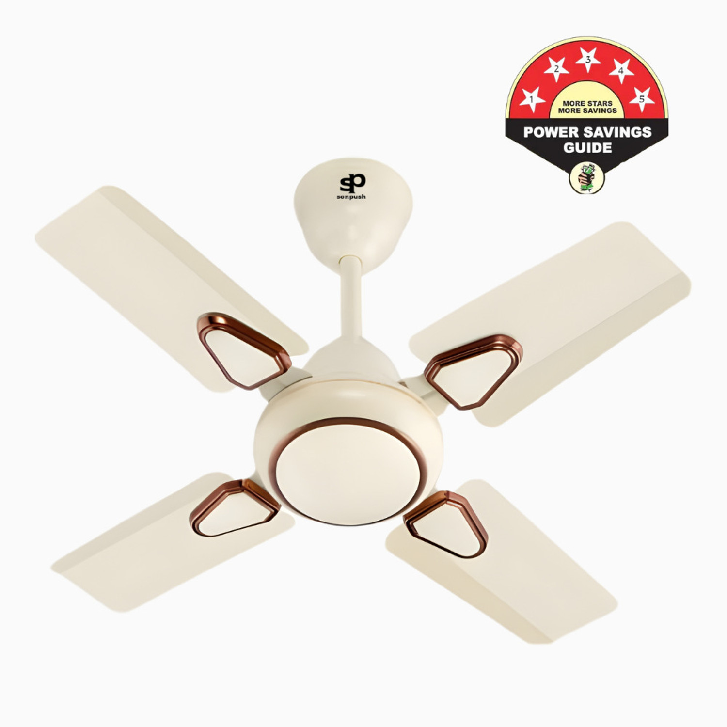Image of GATUSHOPS 19297 High Air Delivery 90 mm Ceiling Fan (1 Star | Multicolor | Pack of 1)