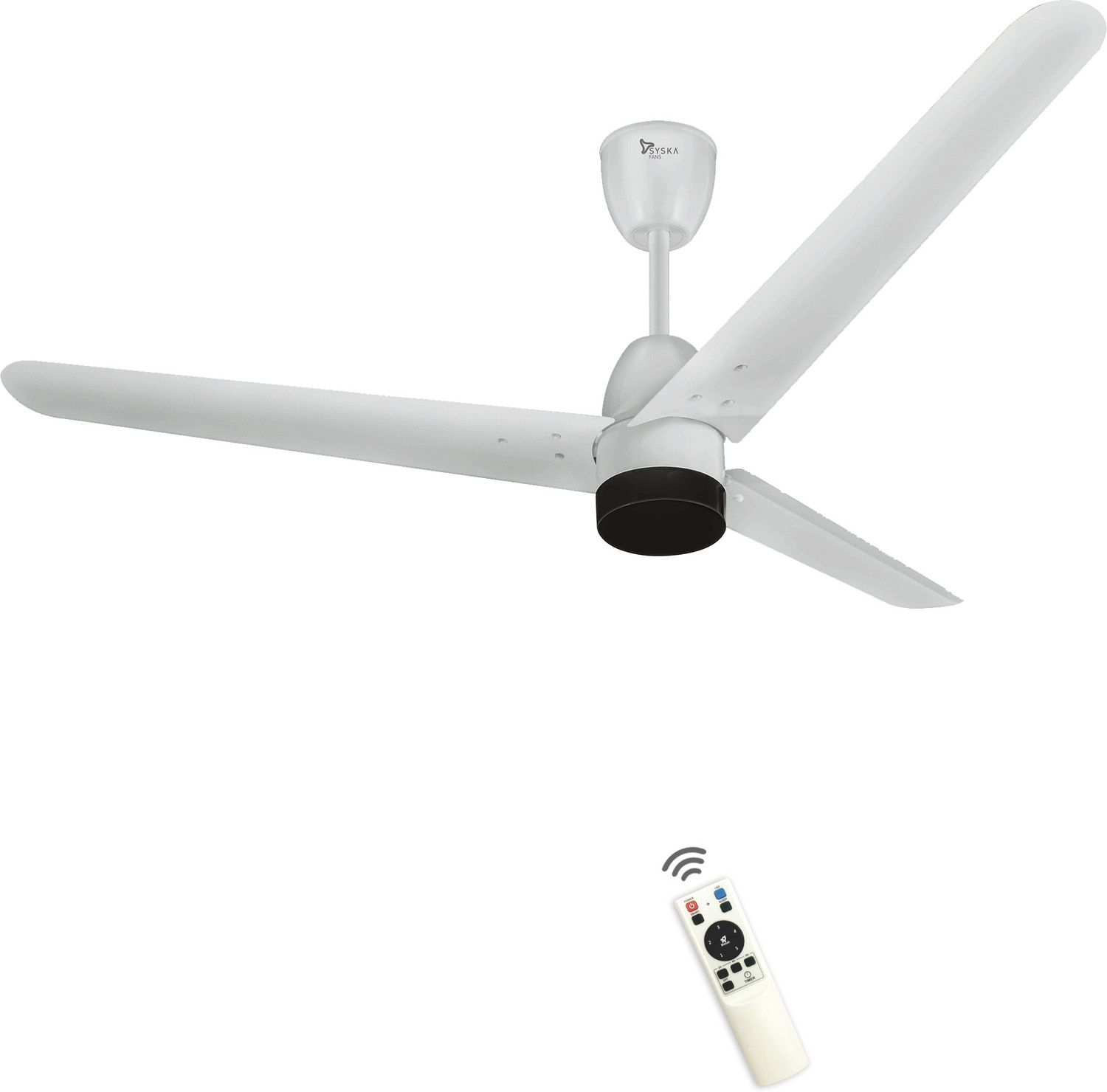 Image of Syska SFR 1500 with 2 Year Warranty BLDC Motor with Remote 1200 mm Ceiling Fan
