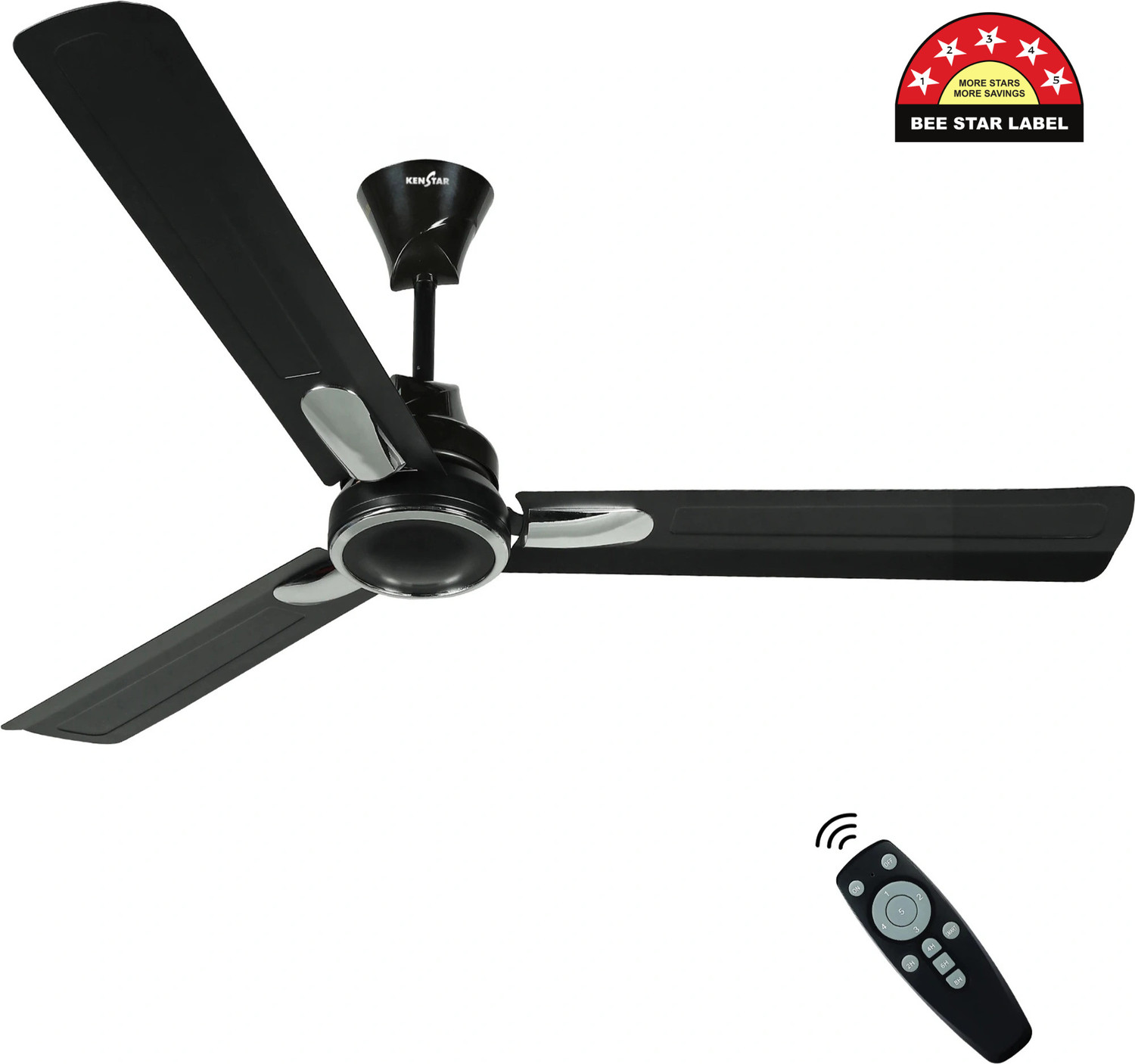 Image of Crompton SUREBREEZE 400 RPM HS Plus Super Hi - Speed 100% COPPER MOTOR LONGER LIFE 87 with 24 Months Warranty Energy Saving 1200 mm Ceiling Fan (5 Star | LUSTRE Brown SUPER HIGH SPEED 100% Copper MOTOR Longer Life 87 | Pack of 1)