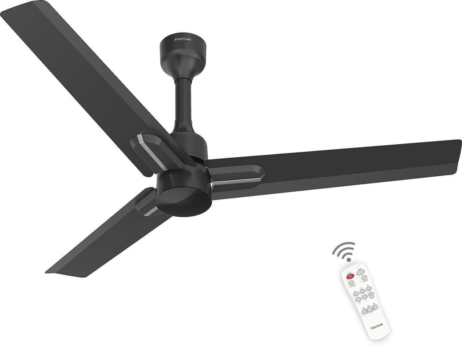 Polycab Wizzy Neo 1200mm BLDC Ceiling Fan – Remote, 5 Star