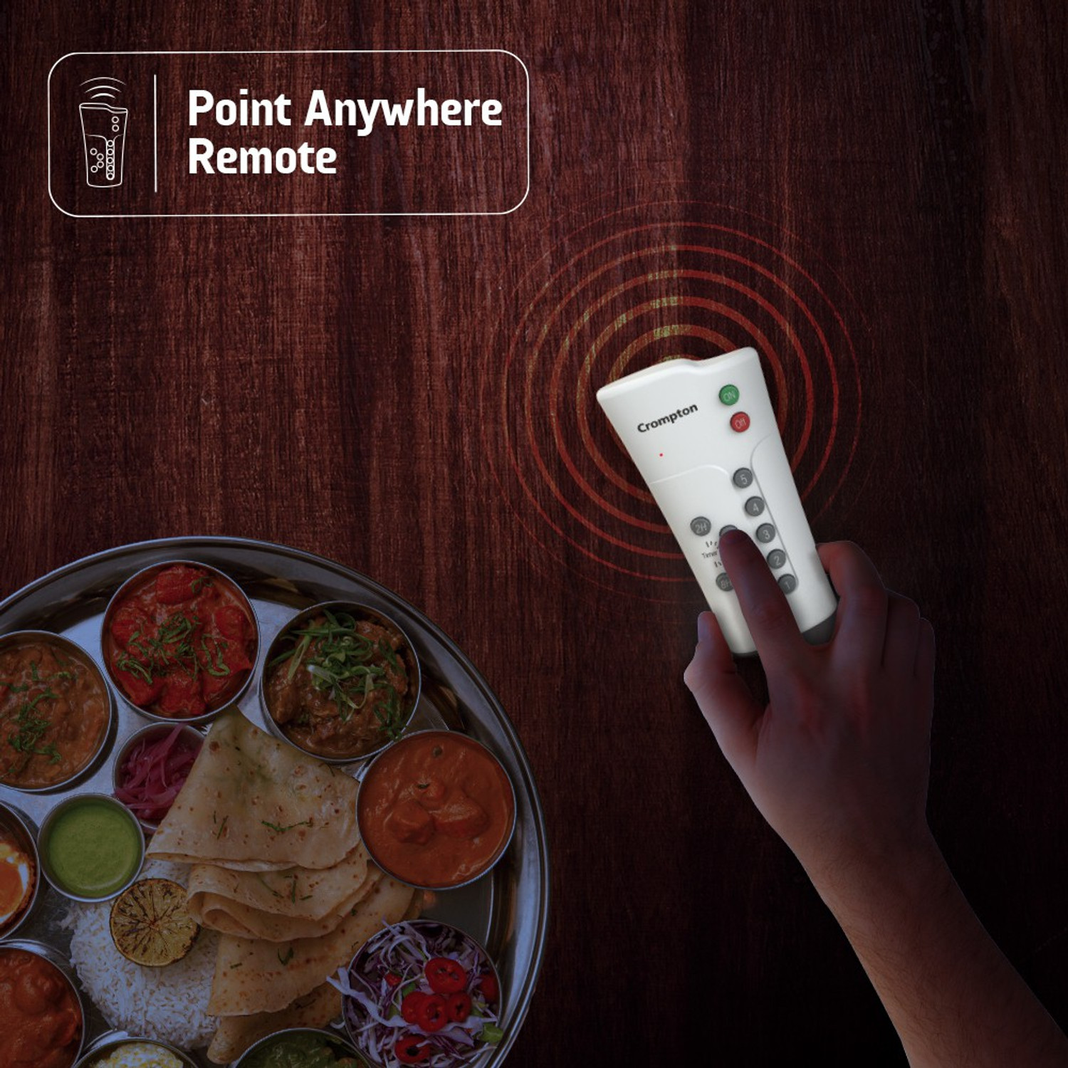 Image of Crompton Energion Cromair Anti Dust Remote with 5 Year Warranty BLDC Motor with Remote 1200 mm Ceiling Fan