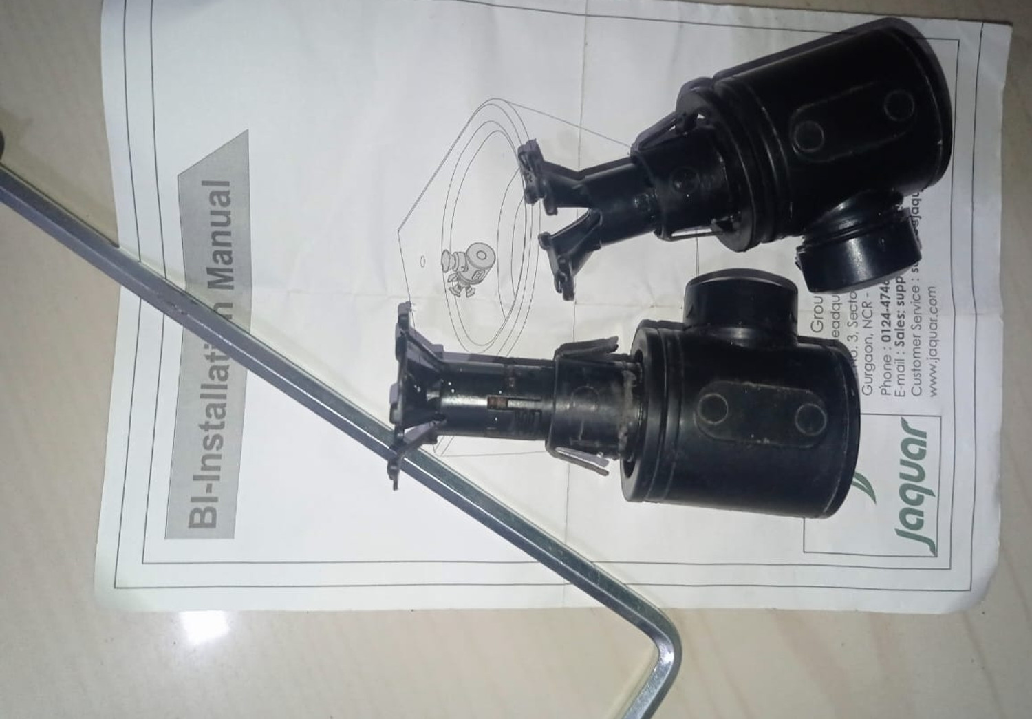 Image of Toshi Wc allen key advance bush black Bib Tap Faucet (Wall Mount Installation Type)