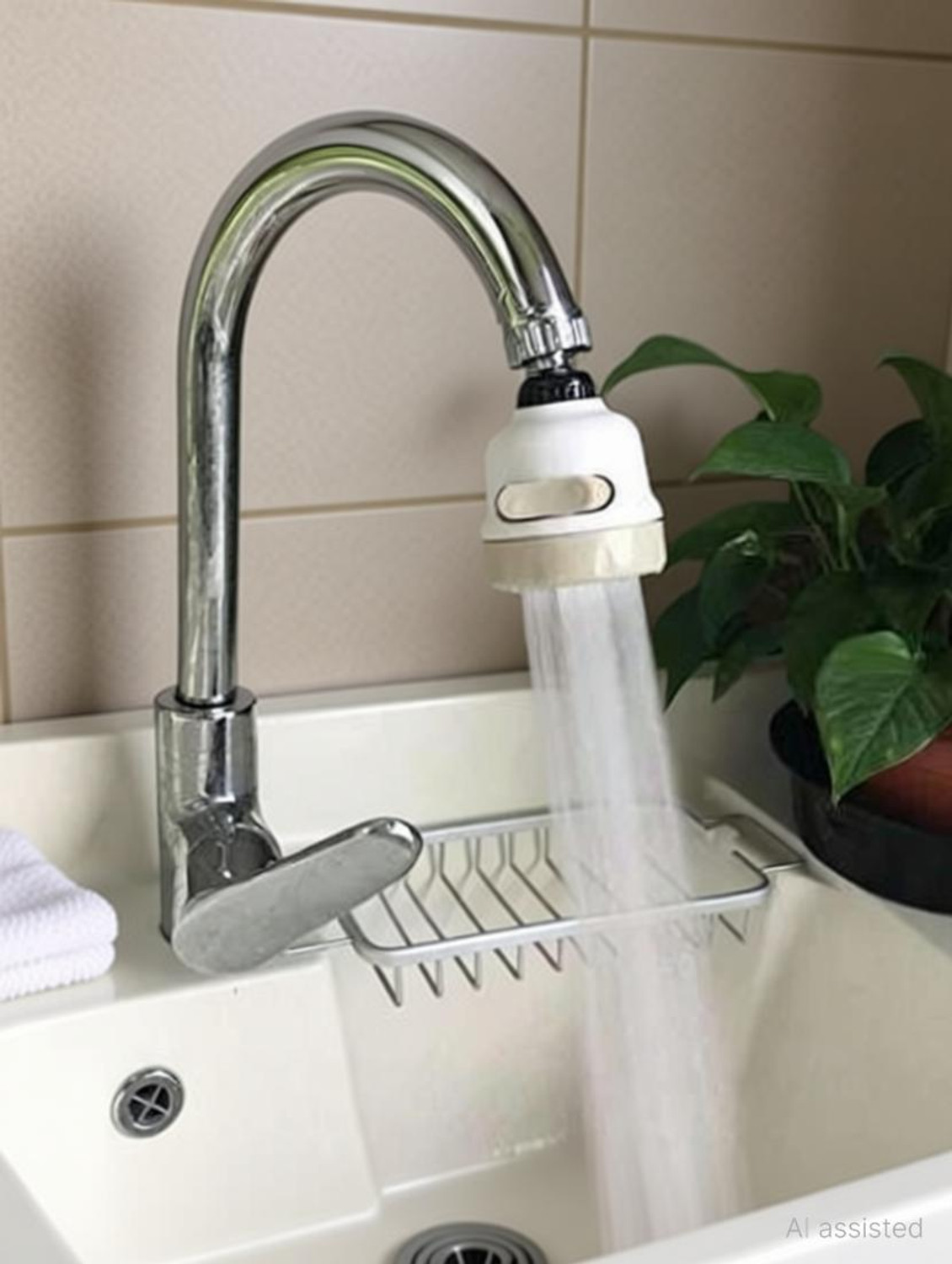 AMBEVILLA 360 Degree Movable Faucet Aerator 360 Degree Movable Faucet 