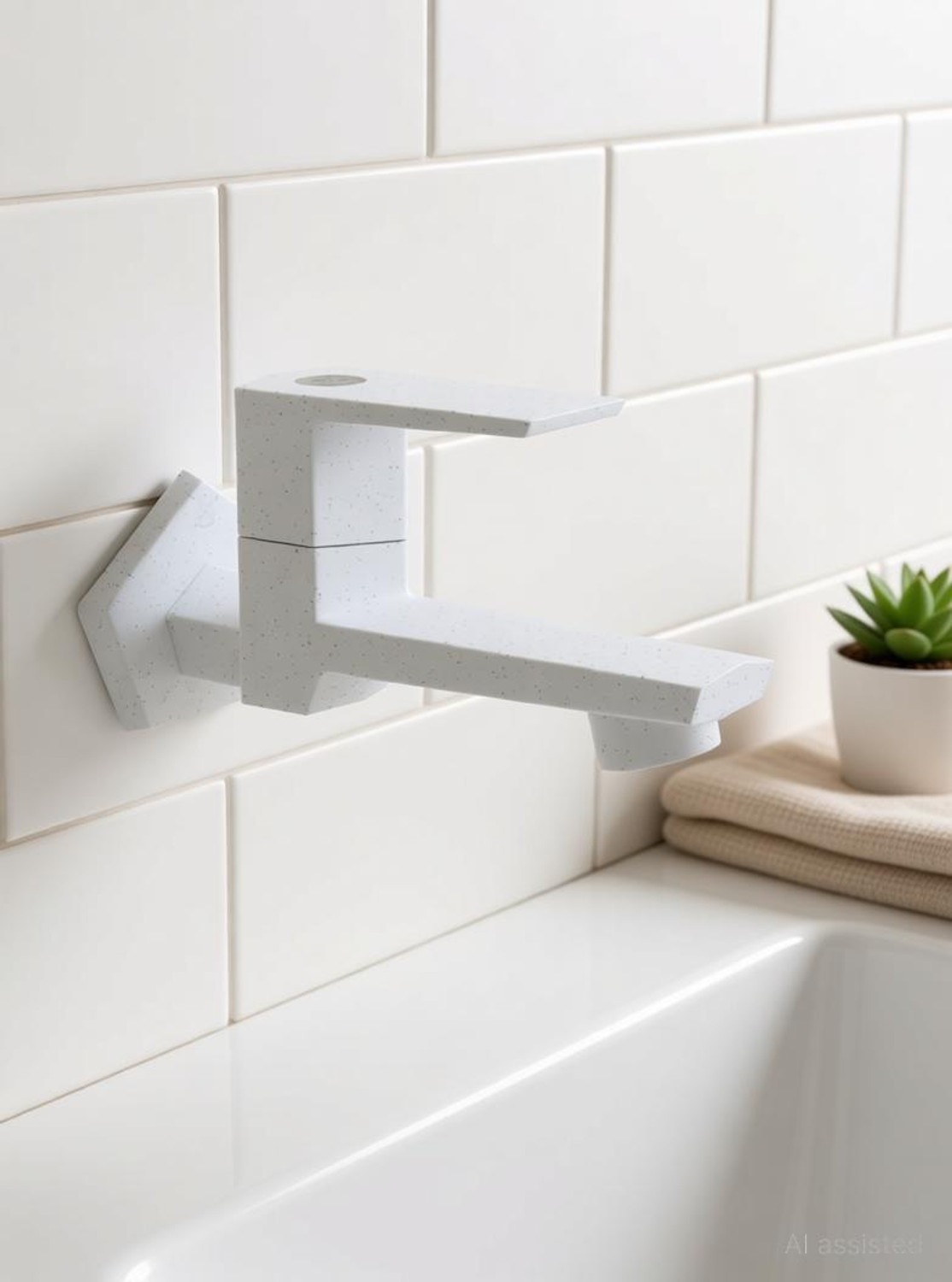 Image of Toshi Wc allen key advance bush black Bib Tap Faucet (Wall Mount Installation Type)