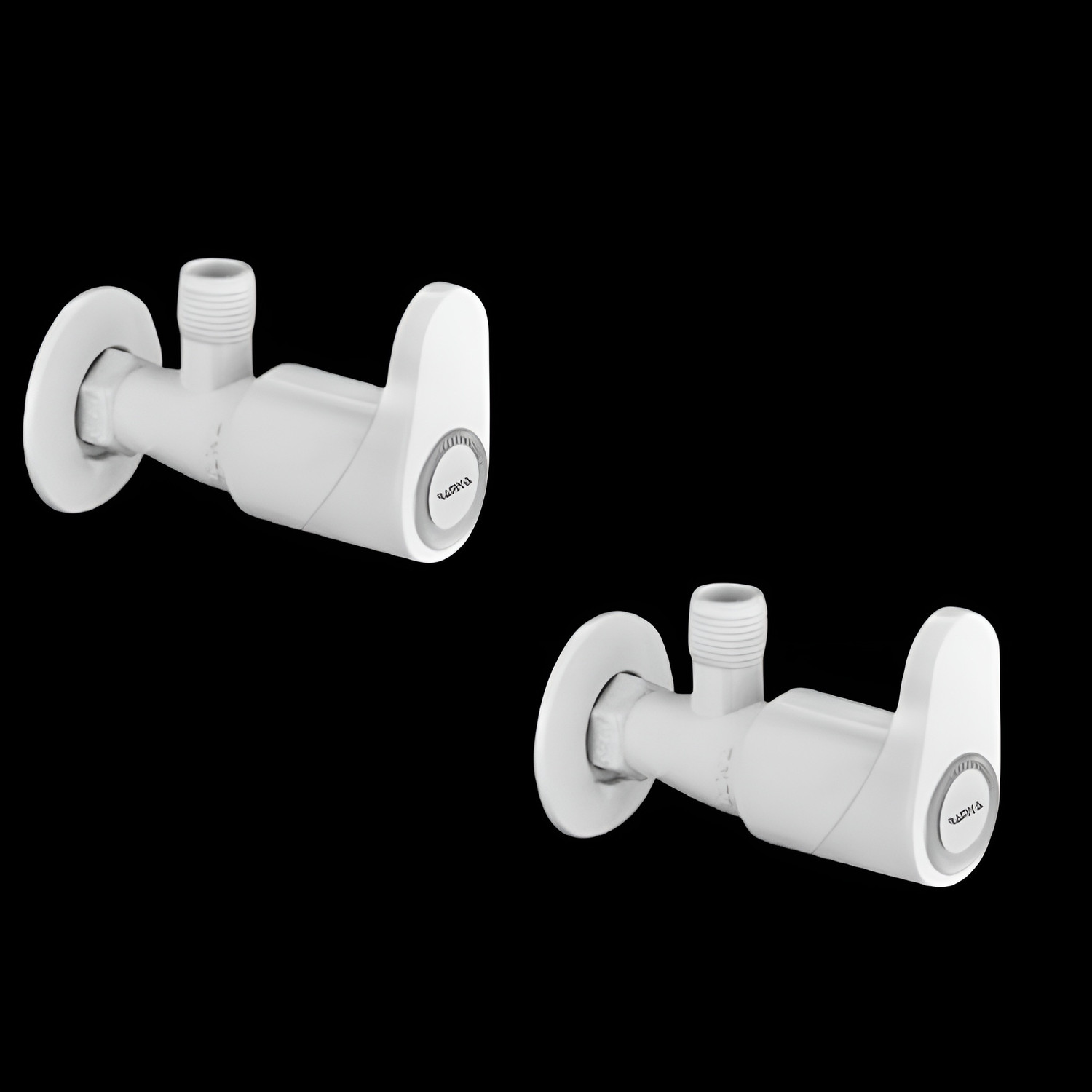 Image of Prayag PTMT T-Handle Bib Cock 15mm Wall Mount - White, Leakproof Rust-Free Tap Faucet Bib Tap Faucet (Wall Mount Installation Type)