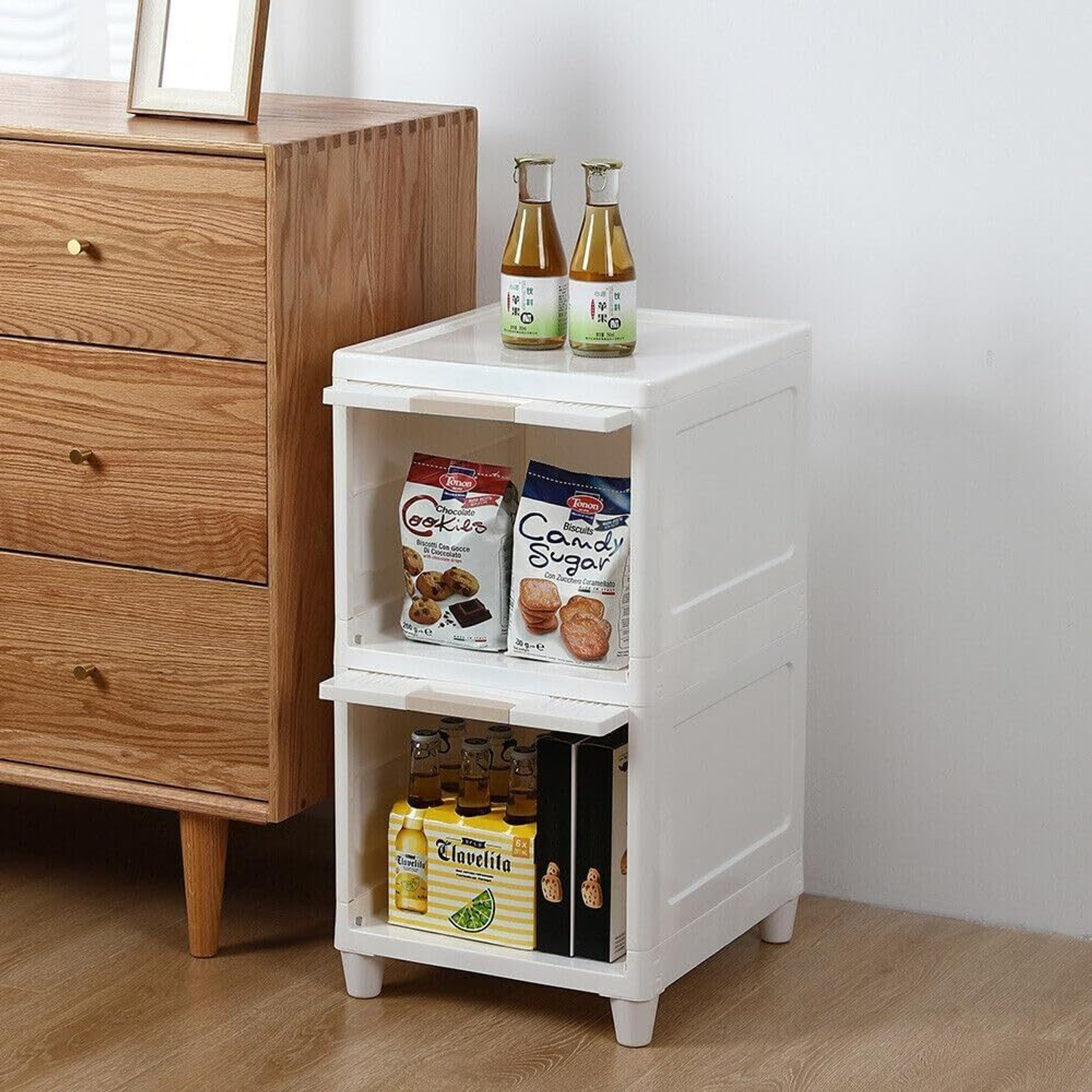 Image of TUNEHOME Metal Kitchen Cabinet (Finish Color - SILVER, DIY(Do-It-Yourself))