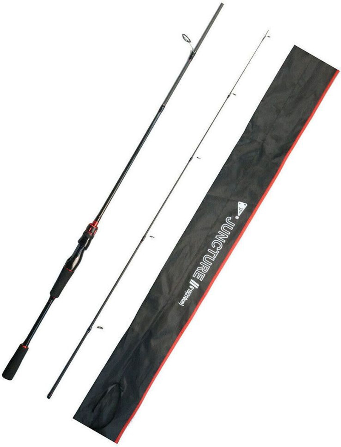 Image of Abirs Fishing , 2Pc part Spinning and Casting with EVA Grip-Casting-5 FT HZZMKQB18-IN DAIWA Black Fishing Rod (165 cm, 0.125 kg, Black)