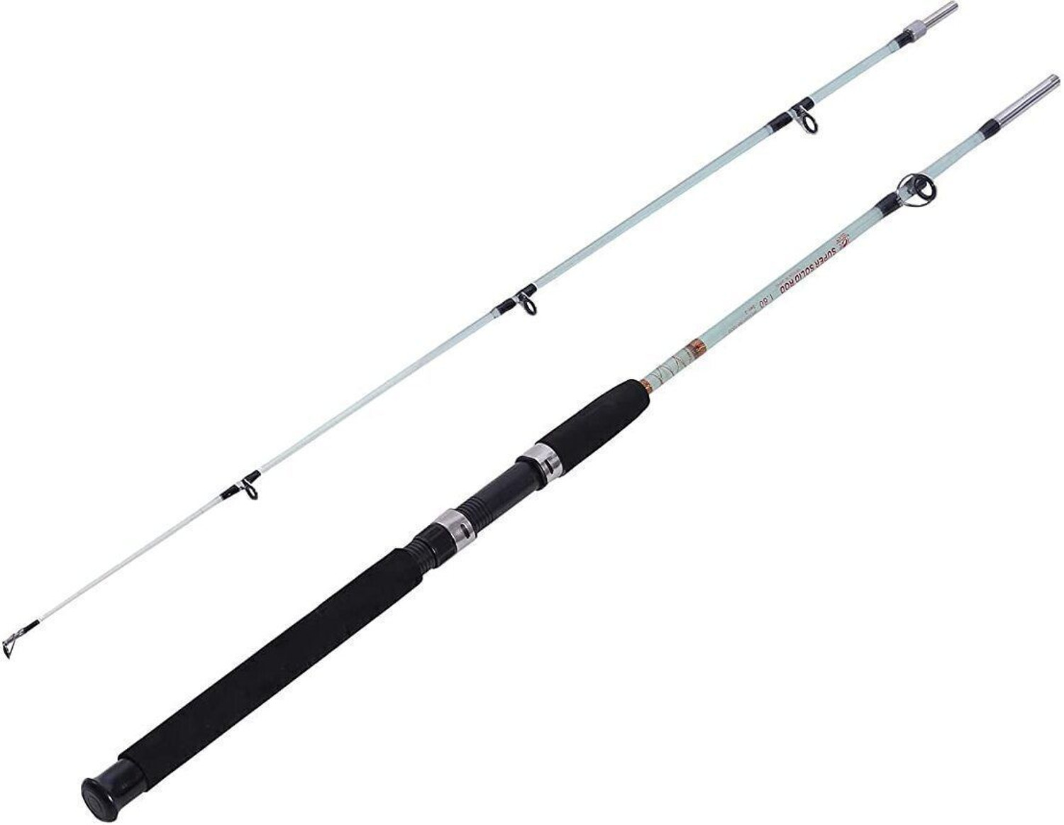 Image of Abirs Fishing , 2Pc part Spinning and Casting with EVA Grip-Casting-5 FT HZZMKQB18-IN DAIWA Black Fishing Rod (165 cm, 0.125 kg, Black)