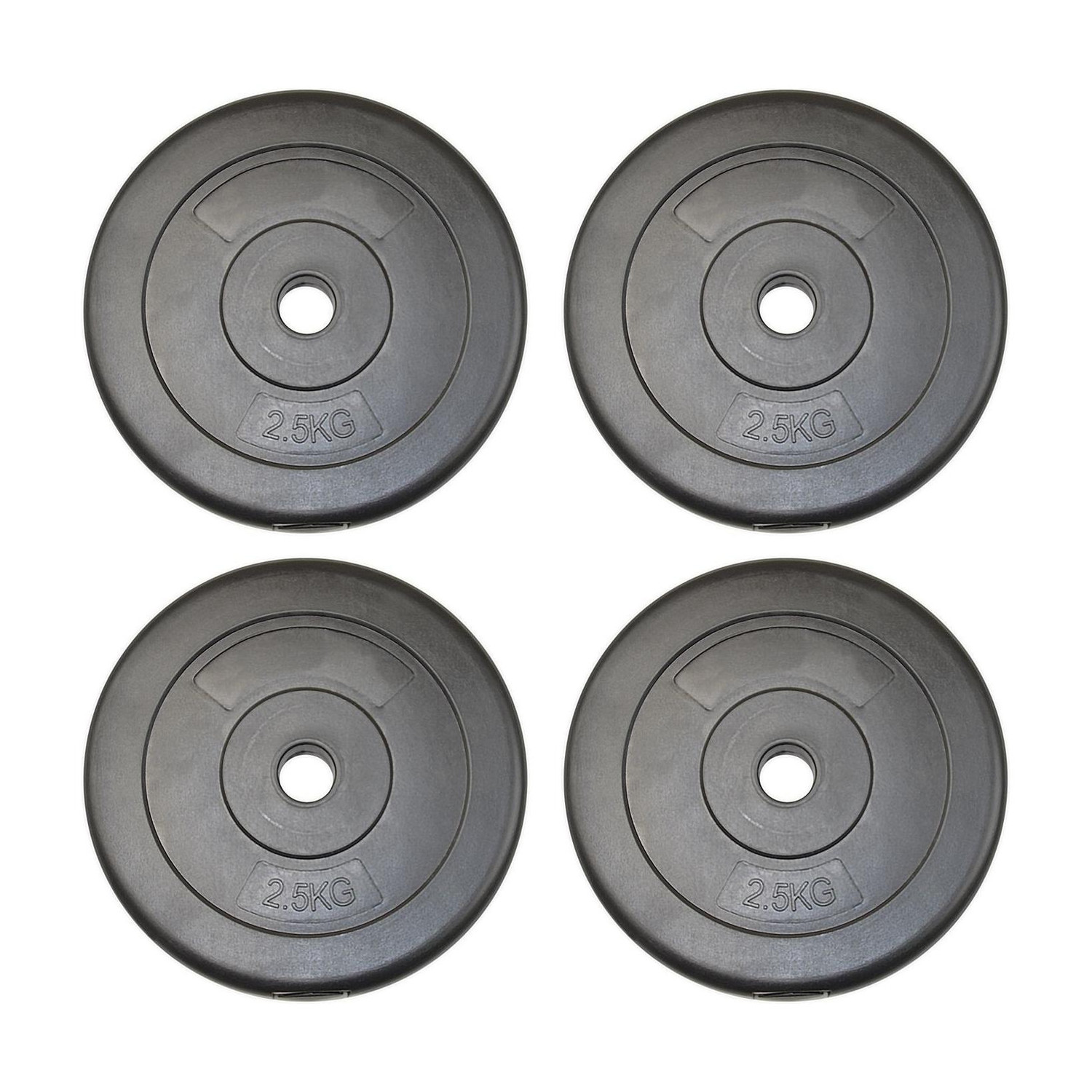 Image of EXTREME FIT 10 kg 5kg X 2 Professional Regular Metal Integrated Olympic Rubber Weight Plates Home Gym Combo