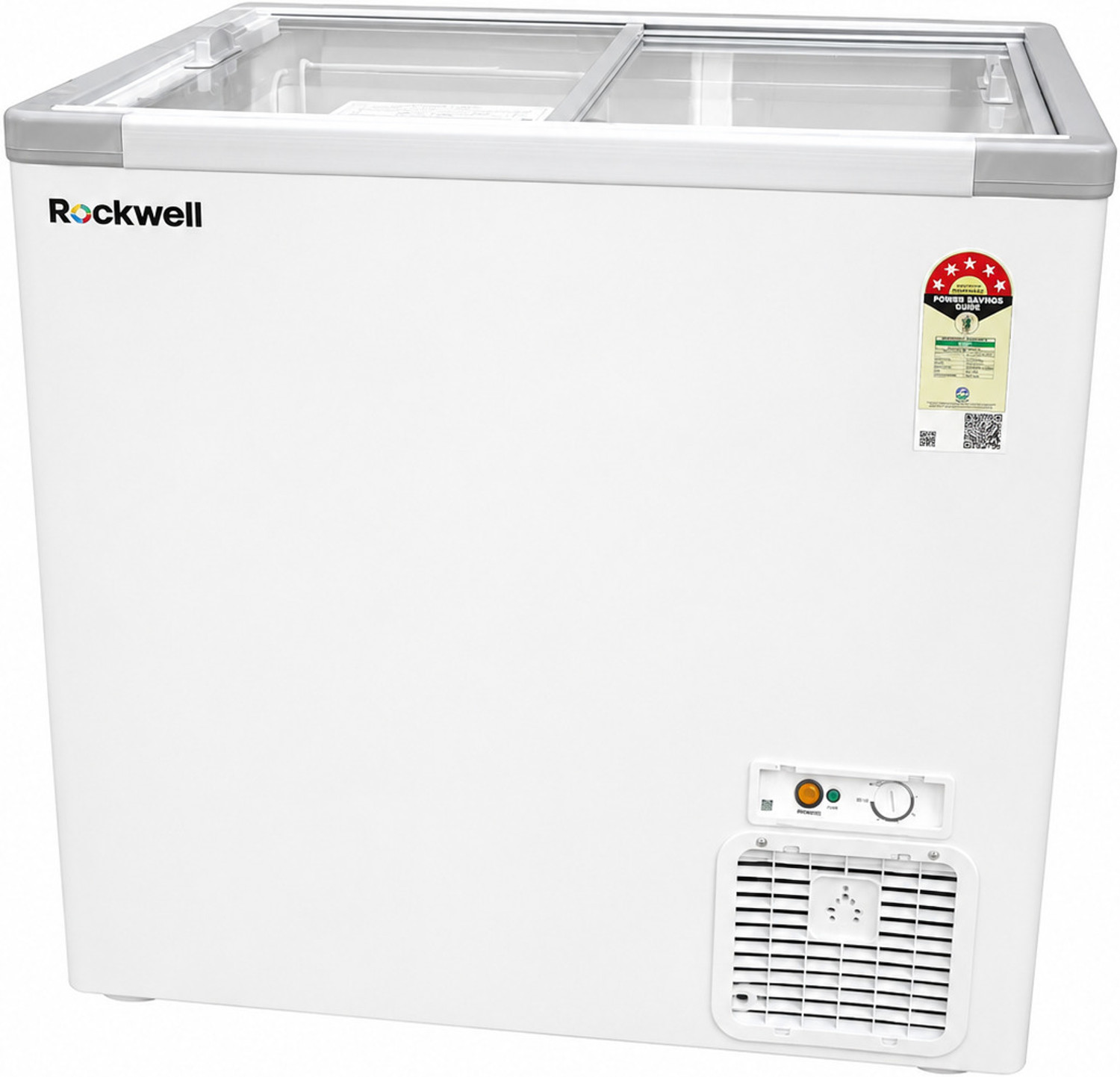 Image of Rockwell 300 L Single Door Upright Freezer (White, RVC300B, 5 Star)