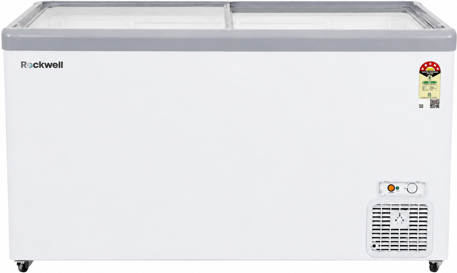 Image of Rockwell 300 L Single Door Upright Freezer (White, RVC300B, 5 Star)